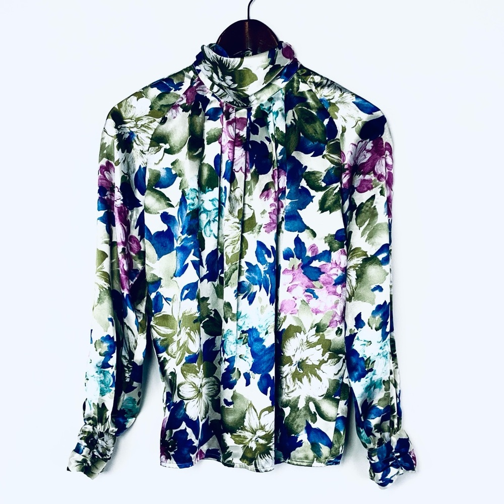 Worthington Multicolor Floral Blouse